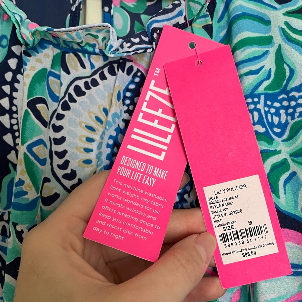 Lilly Pulitzer Talisa Top - Picture 2 of 4